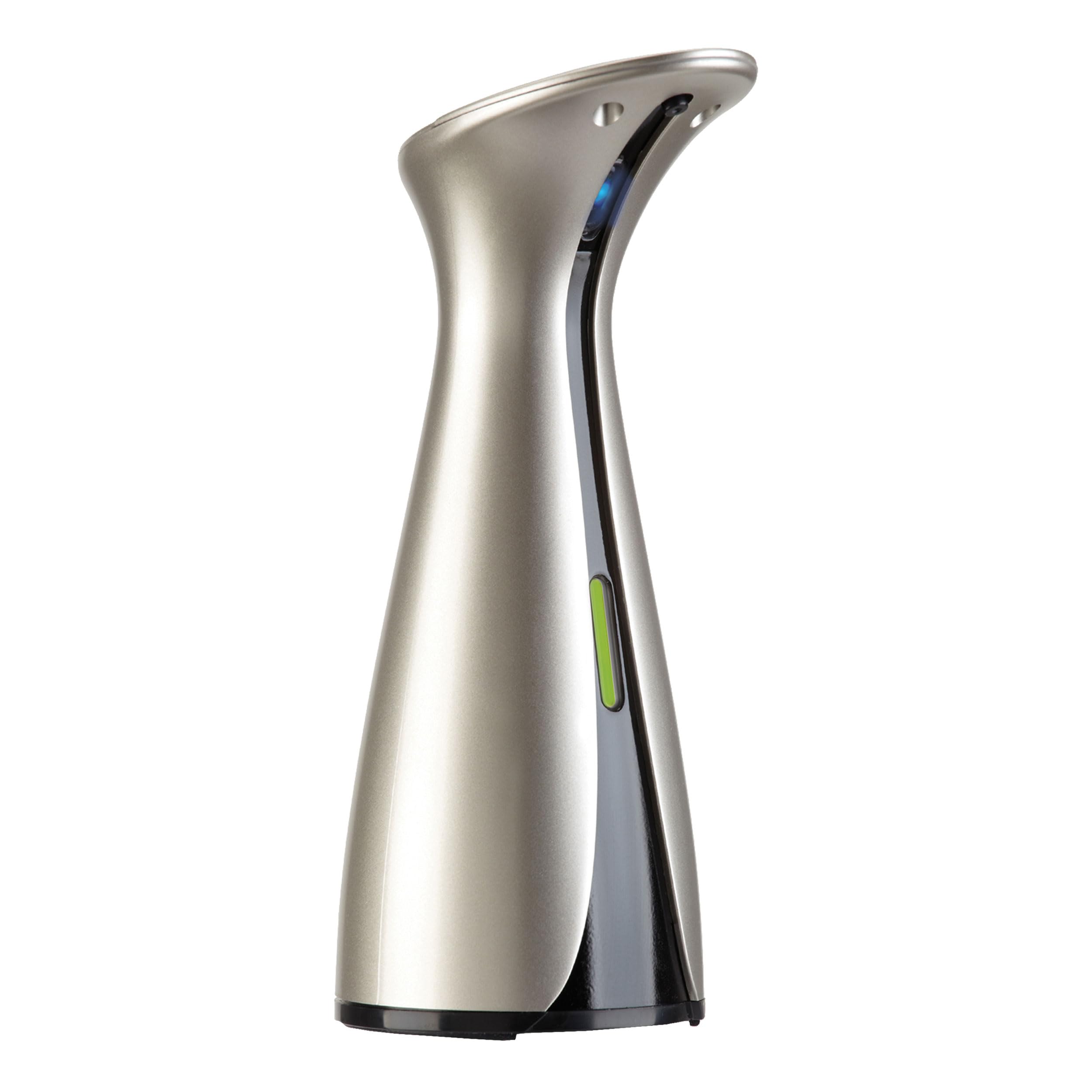Umbra Otto Automatic Soap Dispenser Touchless, Sanitizer, Hands Free Pump for Kitchen or Bathroom, 6 OZ, Nickel