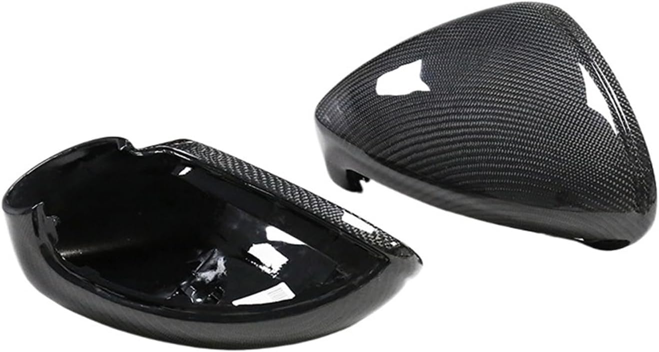 Fit for Porsche 911/991/992/718/Cayenne Paramela Carbon Fiber Pattern Rear View Mirror Cover