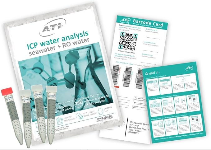 ATI ICP-OES Complete Saltwater Water Test Kit