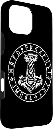 Vista 48 de Funda para iPhone 14 Mjolnir Thor Hammer Viking Norse Mythology