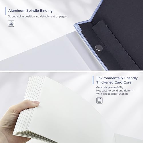 Miniatura 7 de Popotop Álbum de fotos grande autoadhesivo de 4 x 6, 5 x 7, 8 x 10, álbum de recortes, 60 páginas, libro de fotos, regalos para mamá, familia, bebé