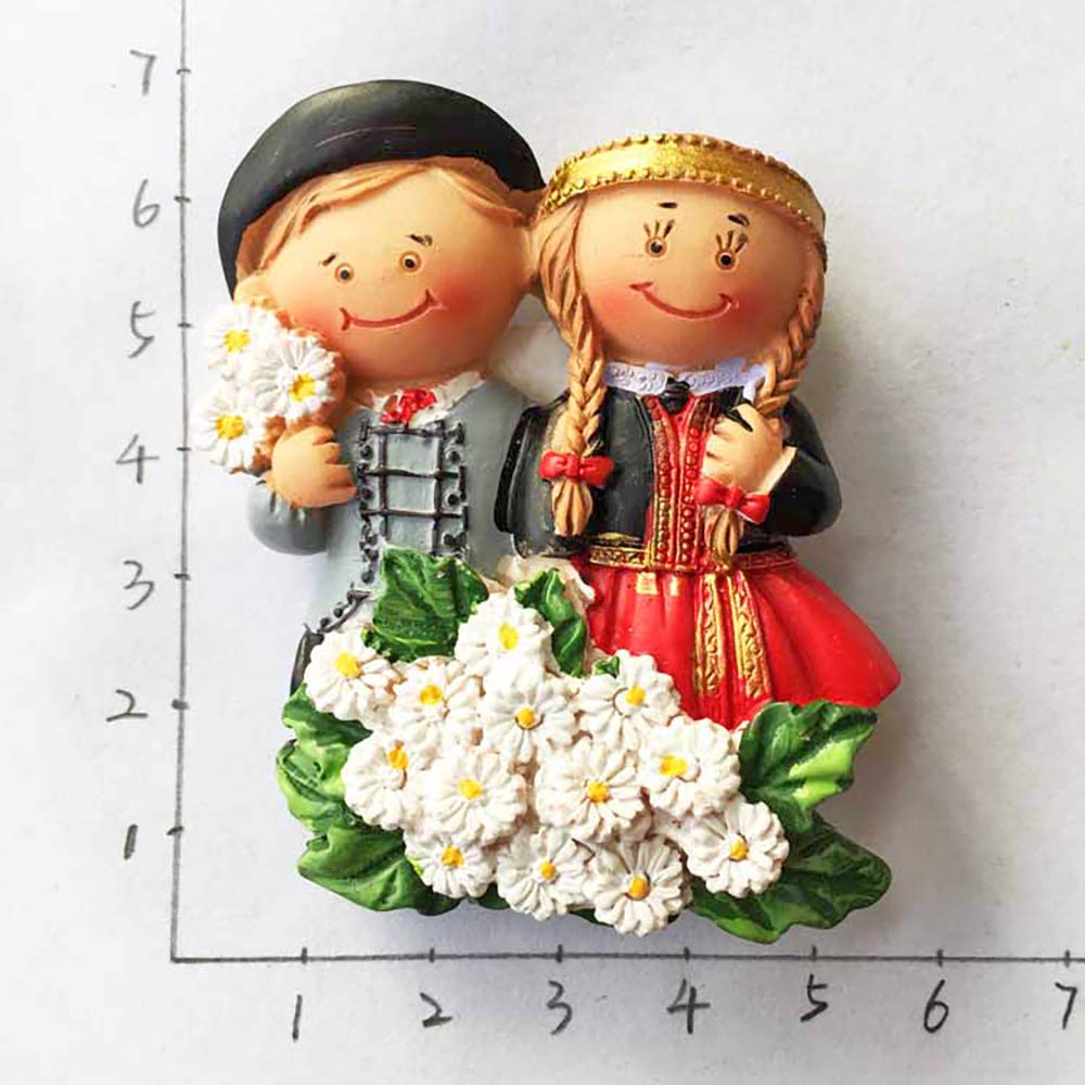 Wedare Austria Vienna 3D Frigorifero Magnete Souvenir turistici Magneti Adesivi in Resina Magnete Frigorifero Decorazione per la casa e la Cucina dalla Cina