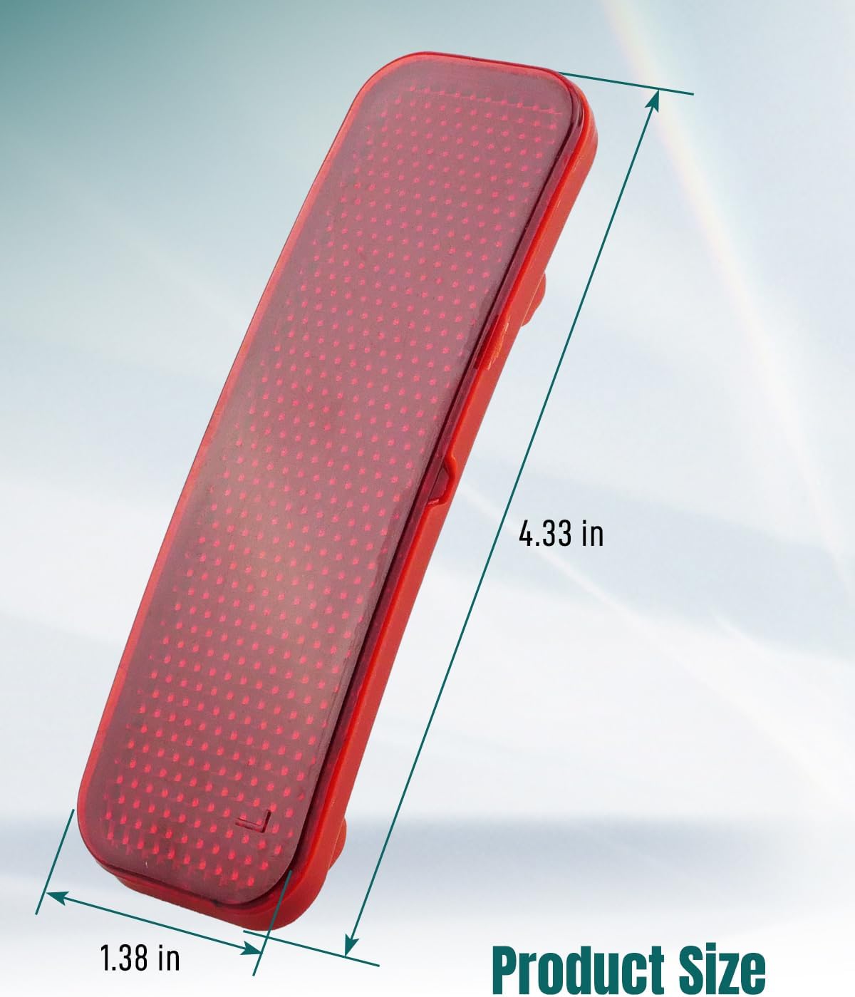 1778456 Rear Bumper Reflector Tail Lights Left & Right, Fit for Ford Transit Connect 2014-2022 Transit-150/250/350/350HD 2015-2020, Replaces BK21-515C0-AA, Red