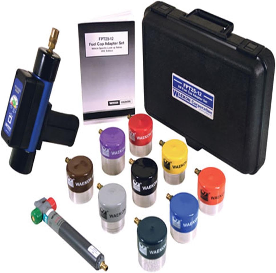 Waekon (FPT2600EX1) I/M Hand Held Fuel Cap Tester with Adapters