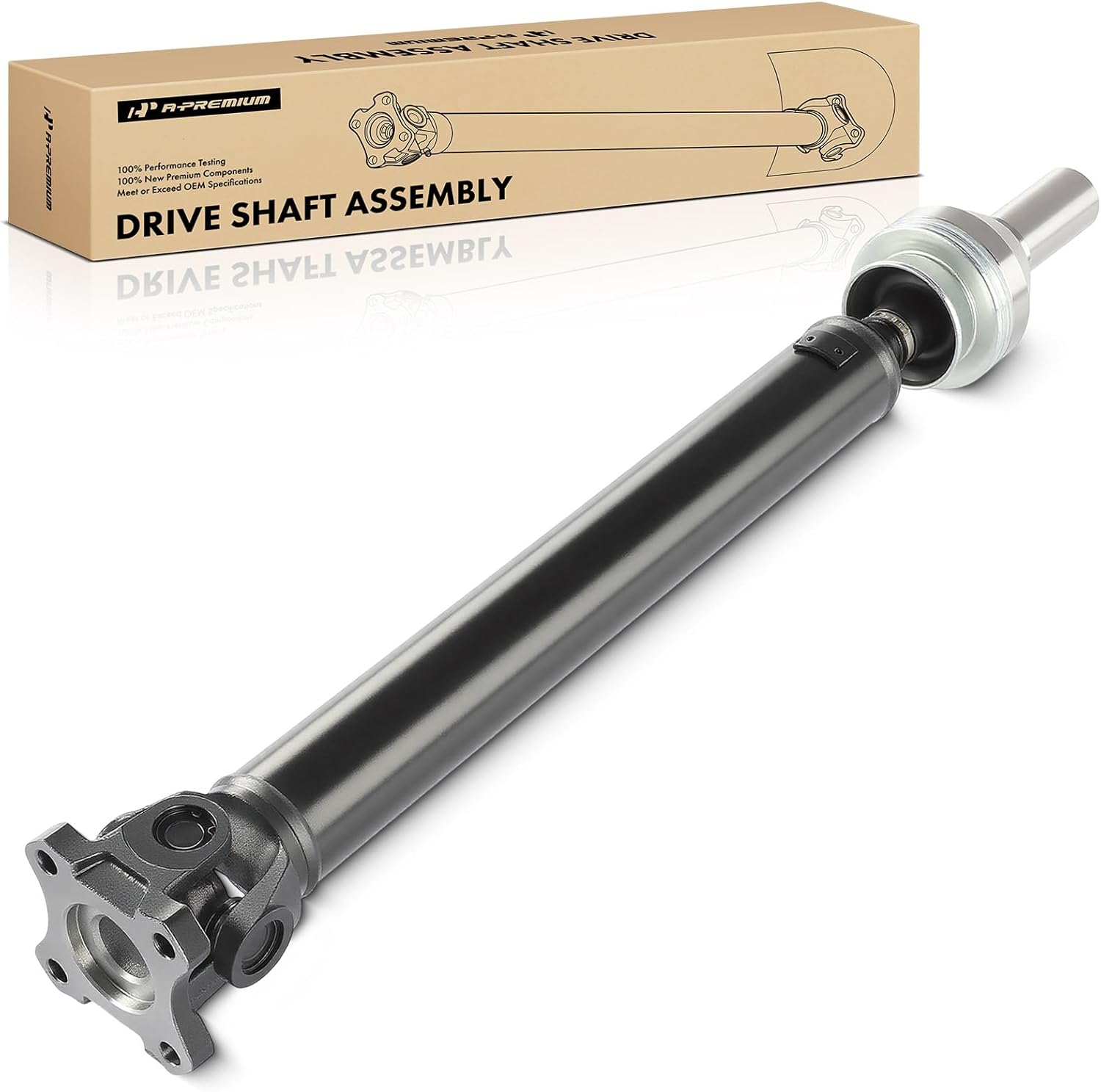 A-Premium Front Complete Drive Shaft Driveshaft Assembly Compatible with 2002 2003 2004 2005 2006 Dodge Ram 1500, [4.7L 5.7L 4WD Automatic Trans], Replace# 52105990AA 52123021AB 52105990AB, Prop Shaft