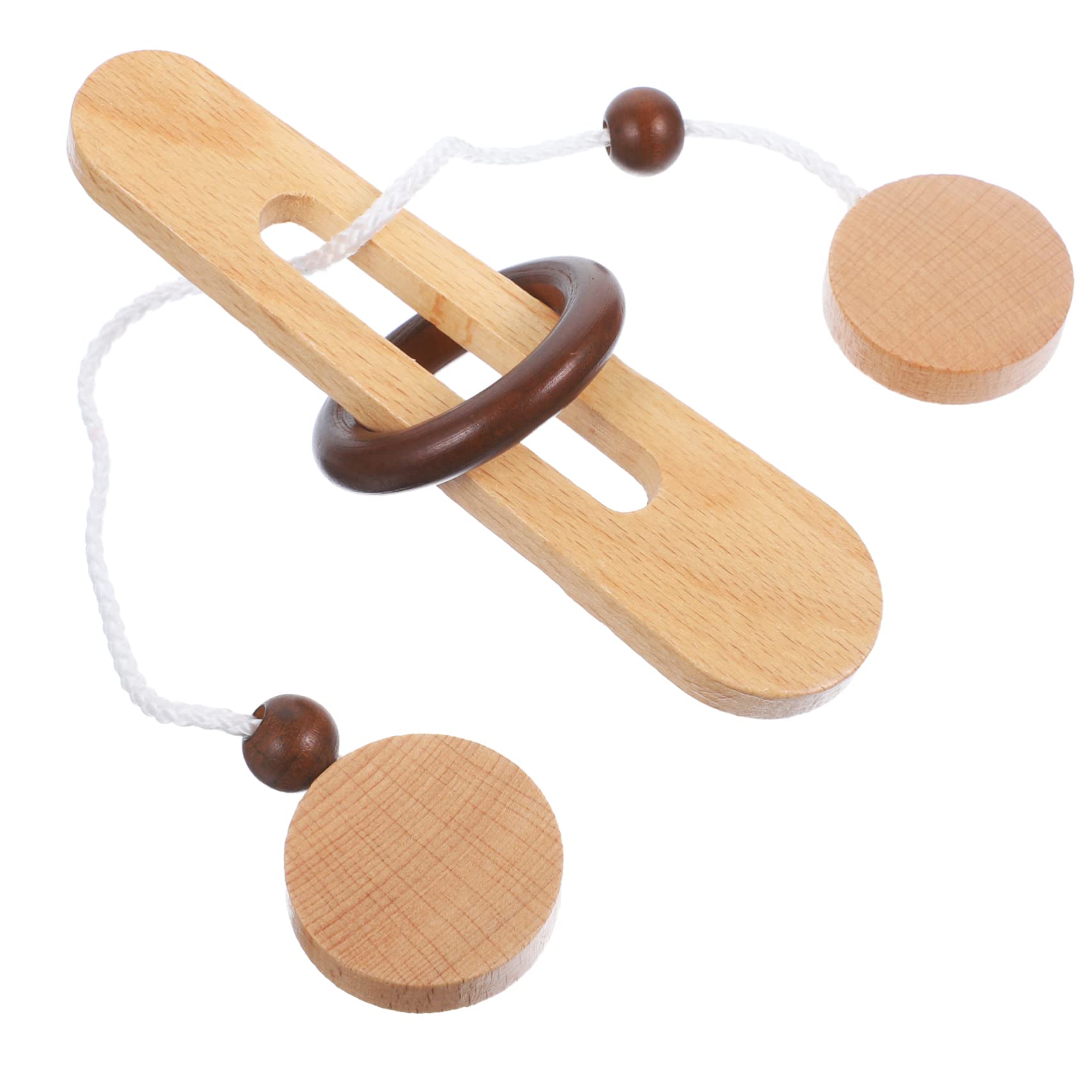 BESPORTBLE Luban Lock Puzzle Toy Brain Teaser for Boys and Girls Adults Wooden Mental Game Puzzle for Unlocking Educational Brain Teaser Toy