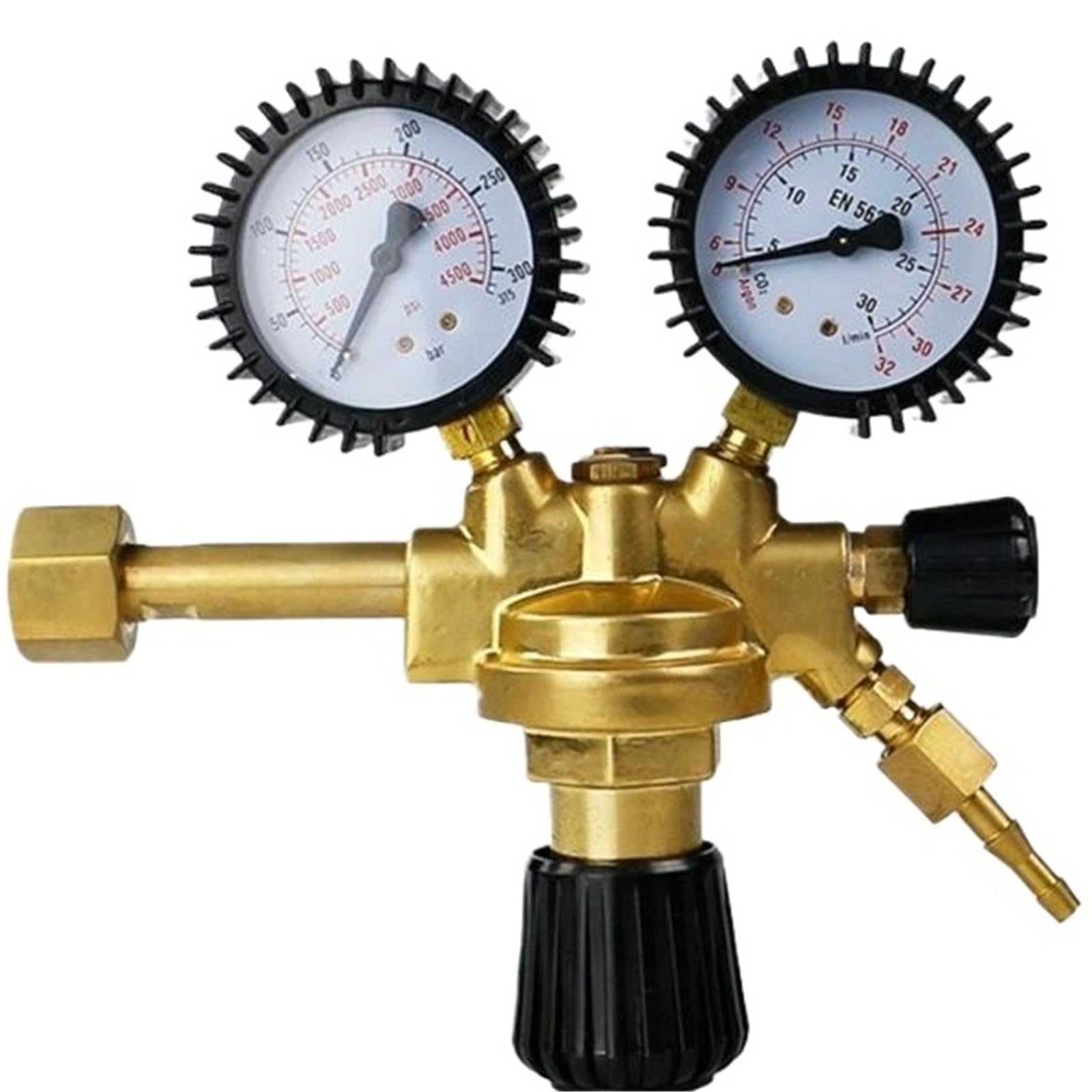 Trgyjgkf One Color 57Qb Welding Pressure Reducer W21.8 Thread Reducing Regulator Argon Gas Carbon Dioxide Meter