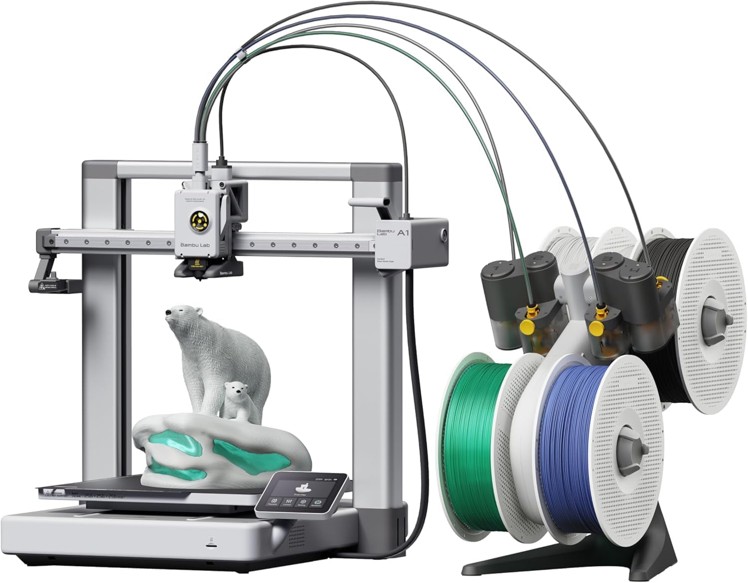 Bambu Lab A1 Combo 3Dプリンター（AMS lite 付き） Bambu Lab A1 Combo with AMS lite, Support Multi-Color 3D Printing