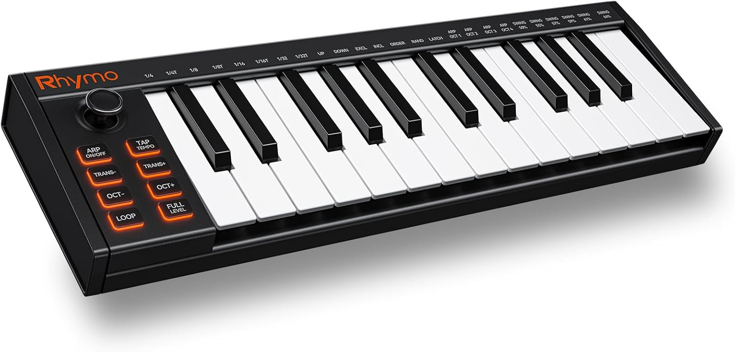 RHYMO 25 Key MIDI Keyboard Controller