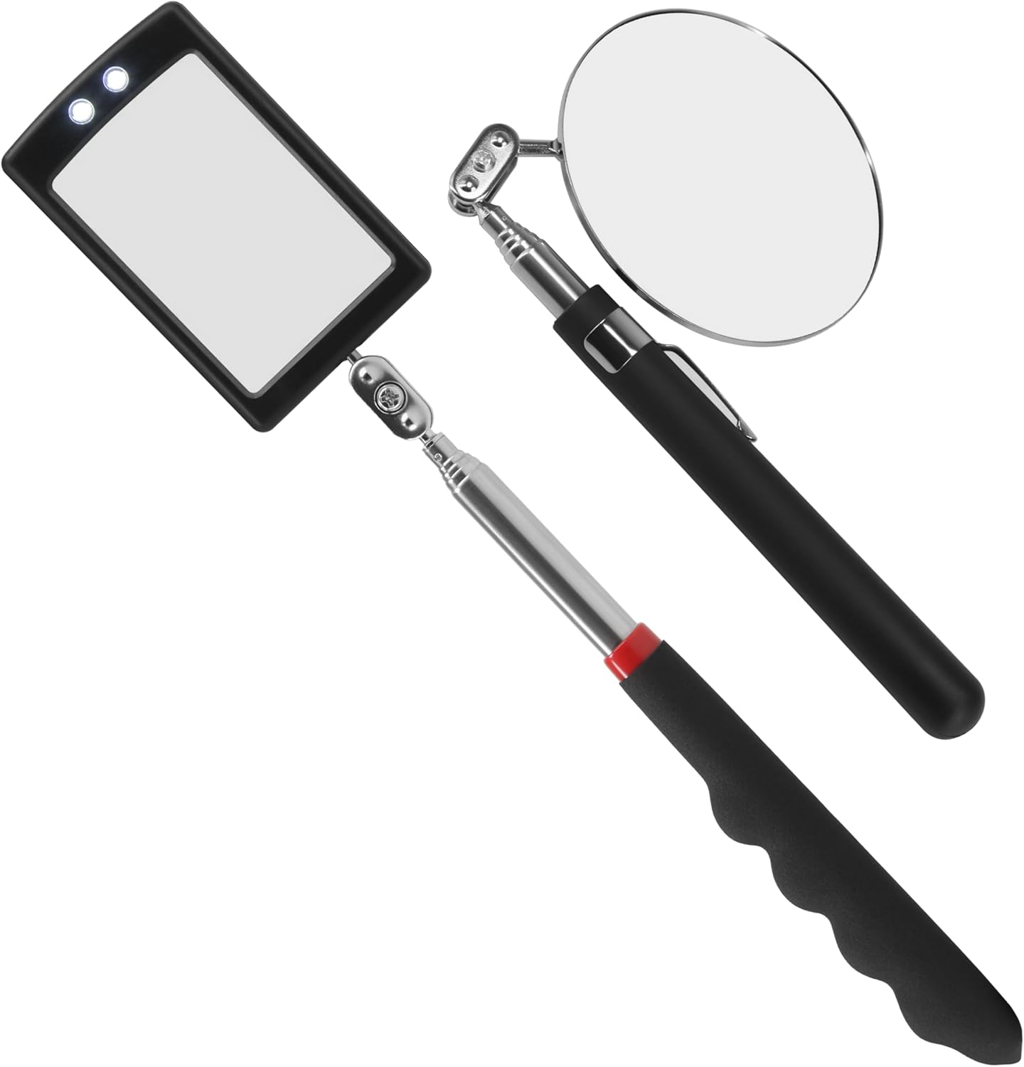 JinRui-T - 4 Telescopic Inspection Mirrors, Magnetic Pick Up Tool
