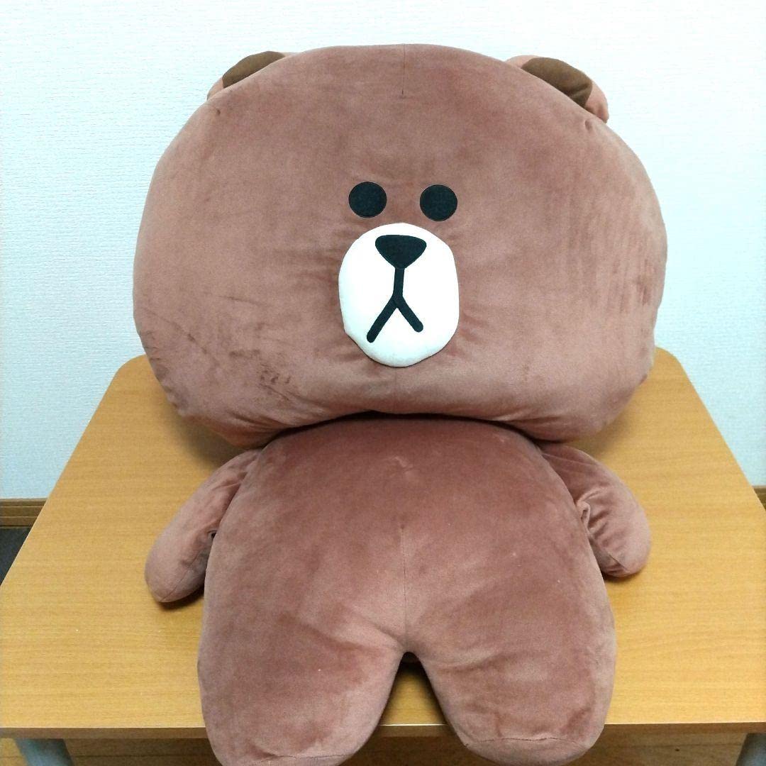 Espresso ブラウンぬいぐるみ 大 Amazon.co.jp: LINE ブラウン ぬいぐるみ セイコーマート 限定 特大