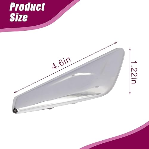 Miniatura 5 de XQSMWF Guardabarros izquierdo del lado del conductor cromado compatible con BMW X3 F25 X4 F26 2013-2017 Reemplazar 51117338569