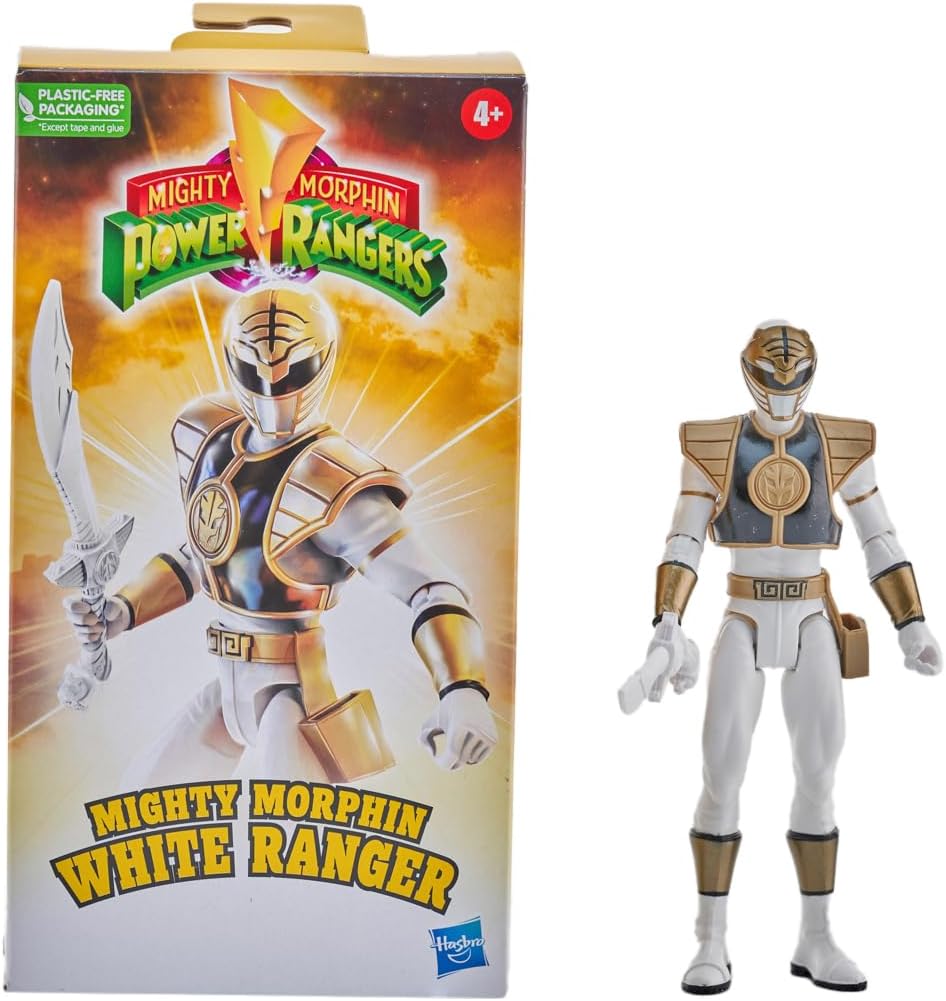 Bandai America Power Rangers Mighty Morphin White Ranger Action Figure - DE