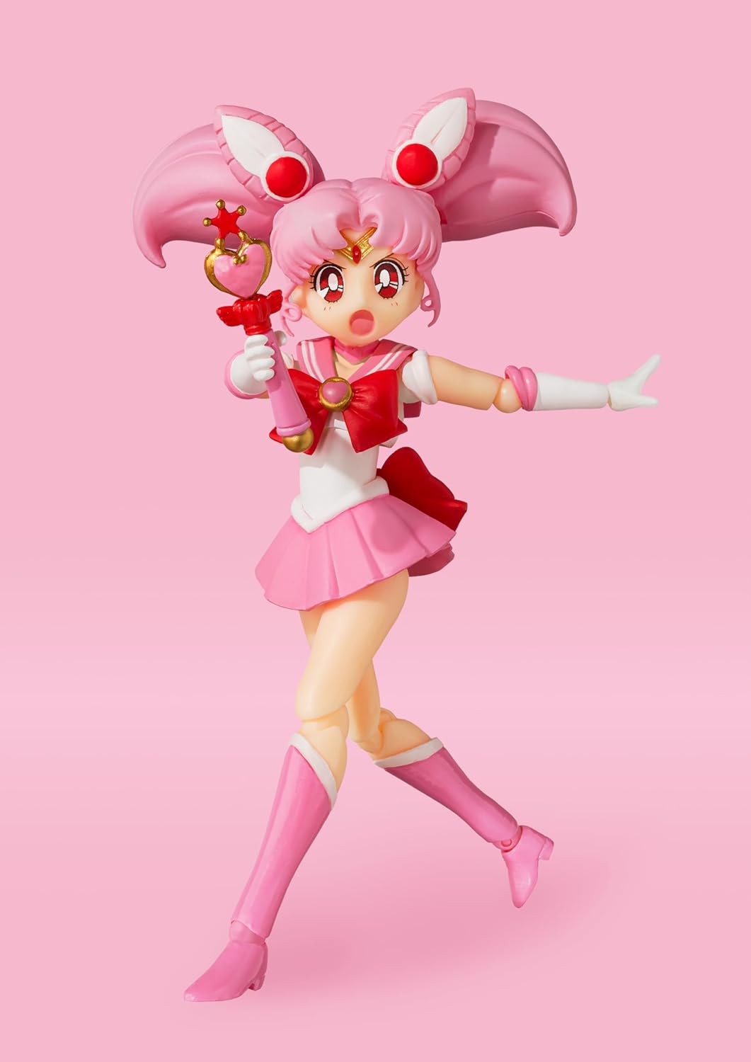 TAMASHII NATIONS - Pretty Guardian Sailor Moon - Sailor Chibi Moon (Animation Color Edition), Bandai Spirits S.H.Figuarts Action Figure