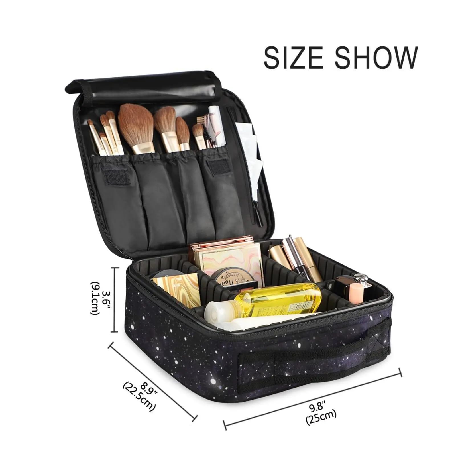 Neceser de Viaje para Mujer Neceser Organizador de cosméticos, Neceser Profesional for Mujer, Estuches Maquillaje Viaje, Maletas Gran Capacidad