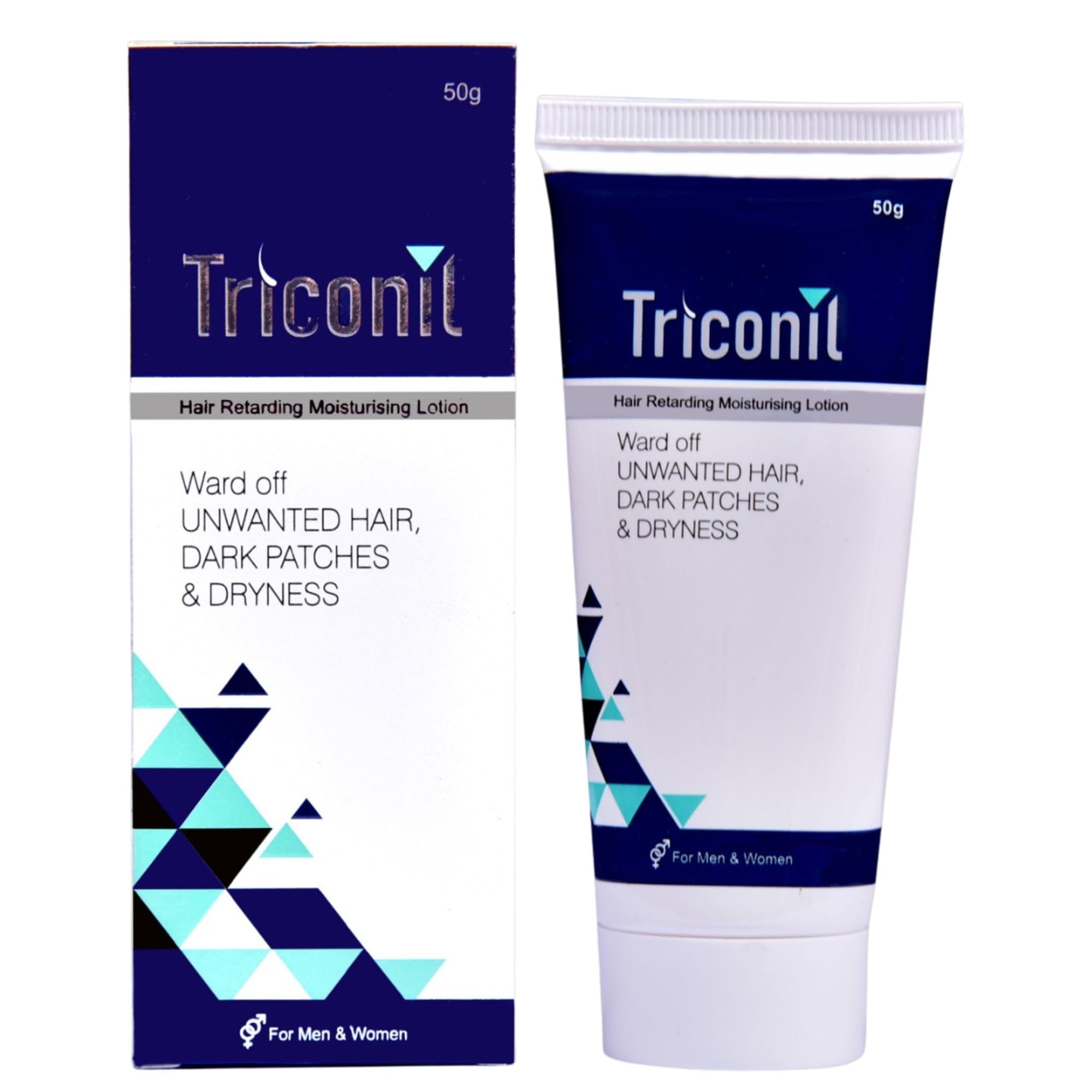 KMAY Triconil Hair Retarding Moisturising Lotion | Helps Reduce Unwanted Hair Growth & Dark Patches | Skin Softening & Hydrating Hair Removal For Men & Women | 50 g-image-13