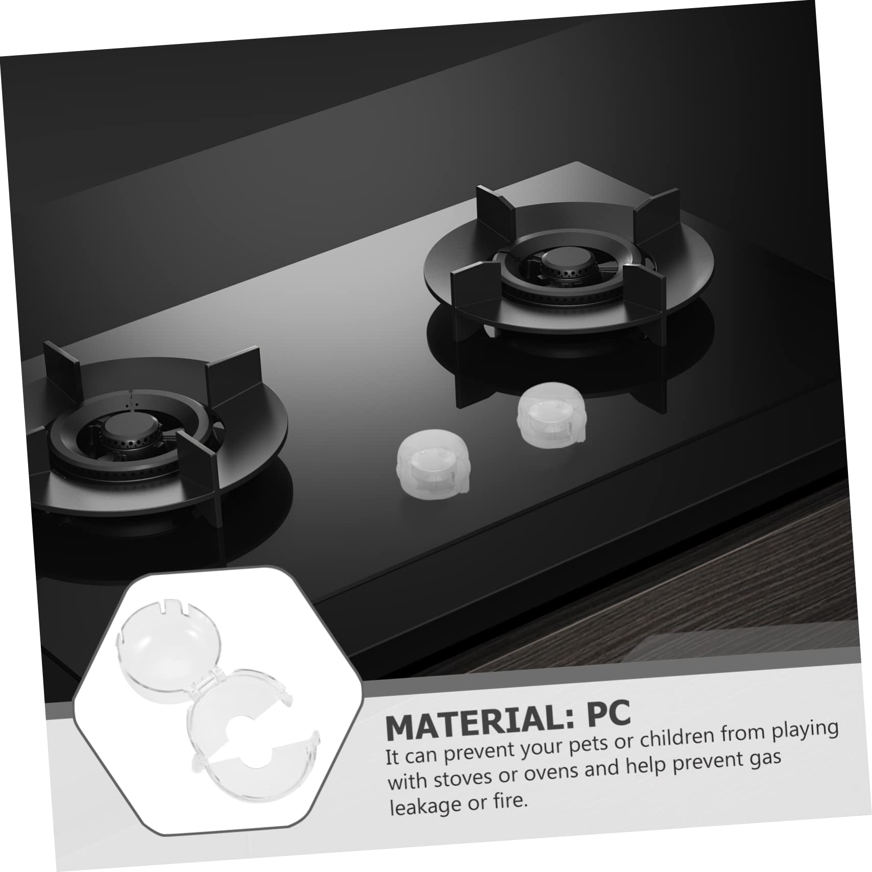 HAPINARY 4pcs Stove Knob Covers Childproof Stove Guard Safety for Boys and Girls