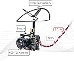 WT02 600TVL Ultra Micro AIO Camera and 200mW 5.8GHz Video Transmitter with Clover Antenna for FPV Indoor Racing