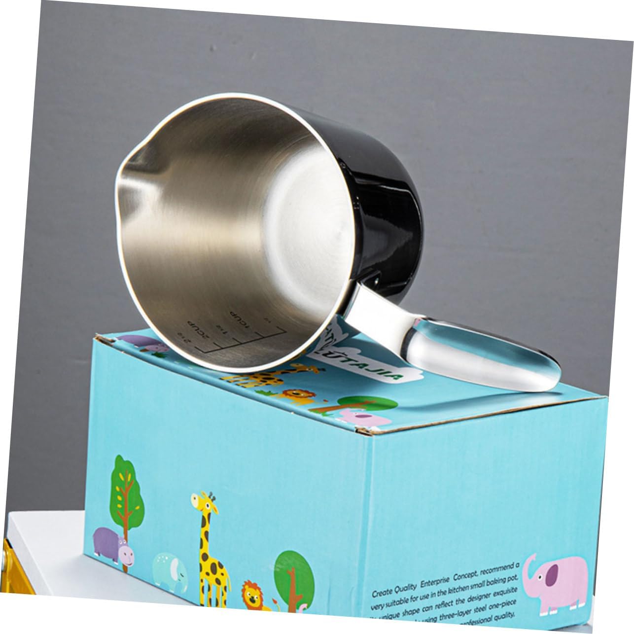 LABRIMP Milk Pot Coffee Pot Melting Bowls for Cheese Butter Candy Capacity Hand Wash Space Saving Kitchen Tool
