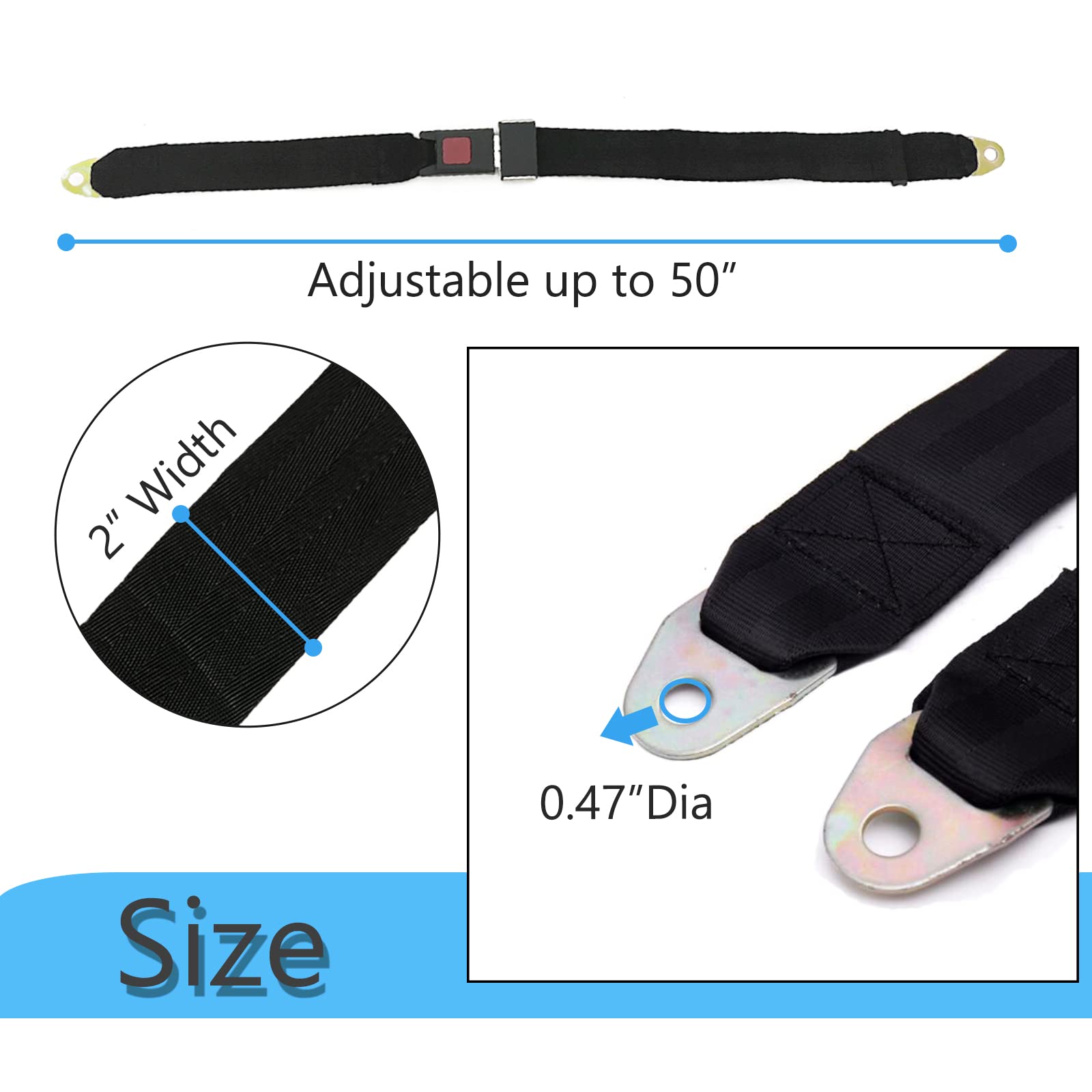 Cinturón de seguridad para silla de ruedas para ancianos, scooters eléctricos anticaídas, correa de repuesto para pacientes discapacitados, liberación rápida ajustable