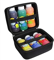 Vista 1 de Hermitshell Estuche de viaje para Crayola 6 unidades de pinturas de dedos lavables (solo estuche)