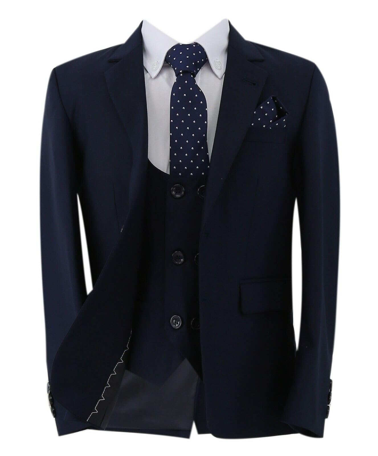Costume de mariage garçon slim 7 pièces pour cérémonie - 8