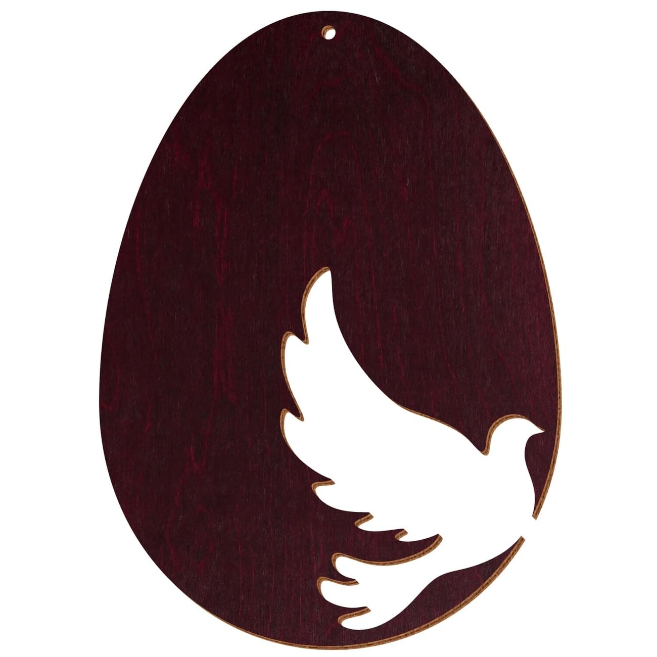 V2 - Uova di Pasqua in legno colorato, decorazione per Pasqua, motivo uovo di Pasqua 3, altezza (dimensione): 43 cm di altezza