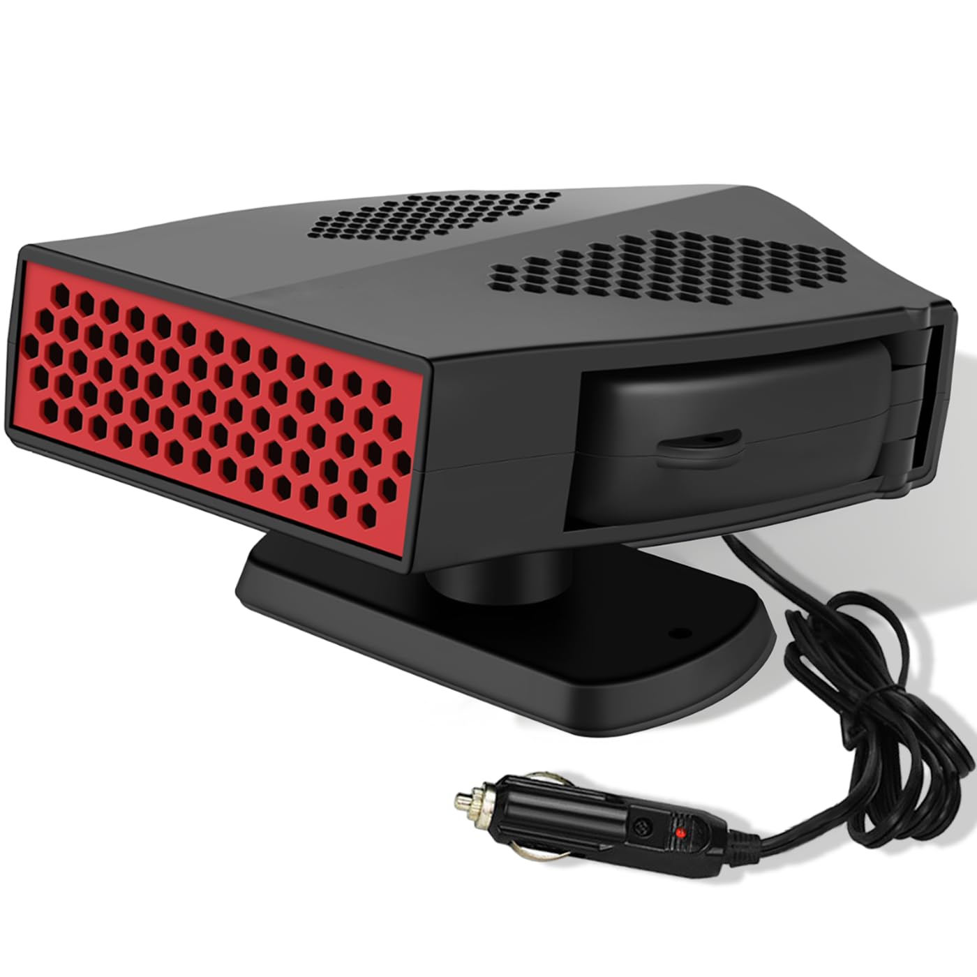 12V Car Heater Defroster Windshield De-Icer, 180W, Portable, Ideal for All 12V Vehicles including Cars, RVs, SUVs, Taxis, and Boats