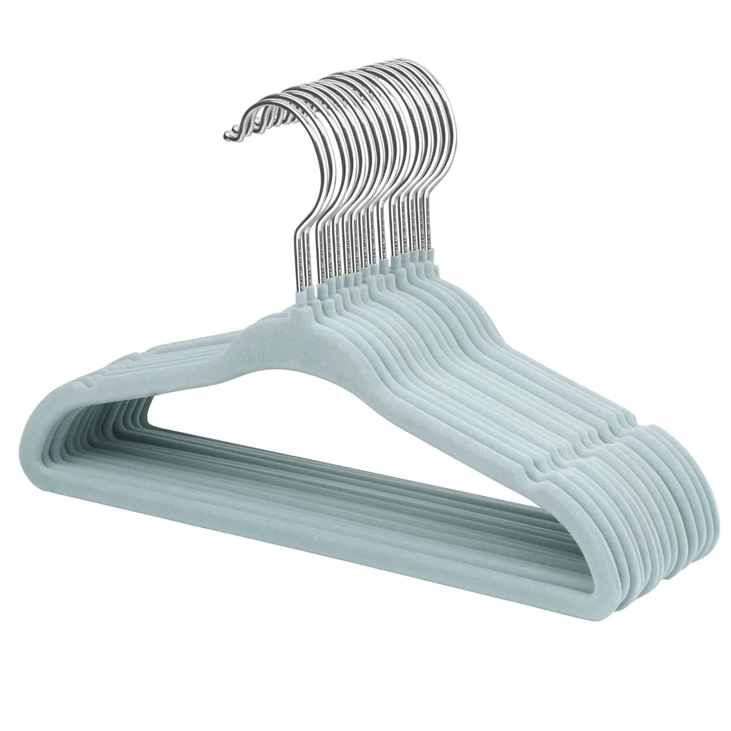 Grucce Per Bambini In Velluto - 15 Pezzi, Antismodamento, Ganci Girevoli, Bianche - Foto 9