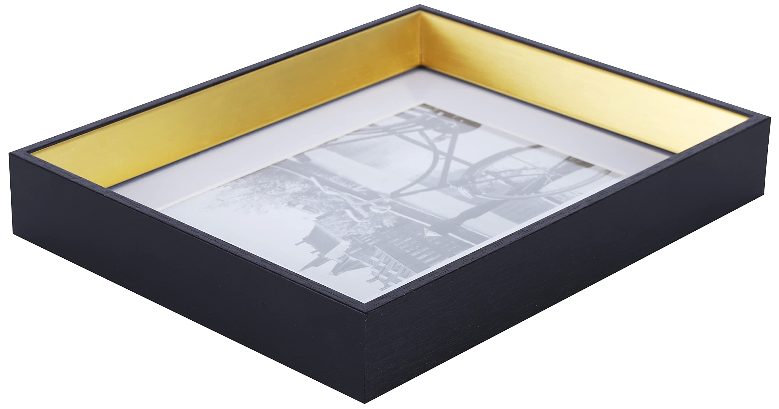 WANDStyle cornice foto legno 20x25 cm, cornici da parete, cornice vintage 25x20 cm, portafoto da parete, cornici foto argento per appendere, Photo Frame H450 - Made in Germany