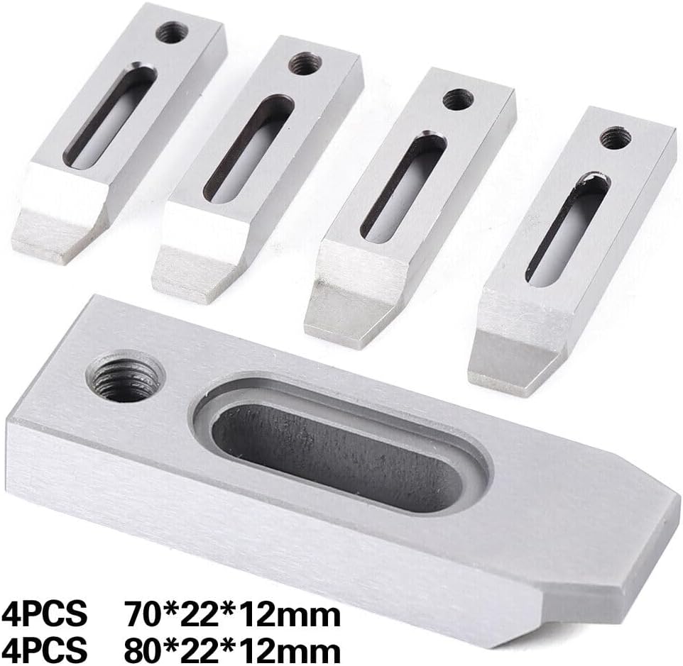 4PACKS Wire EDM Fixture Board Stainless Jig Clamping Leveling M8x1.25 Screw Tool,Adjustable & Easy to Use Joinery Woodworking Tool