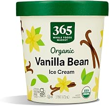 365 Everyday Value Organic Vanilla Bean Ice Cream, 16 oz (Frozen)