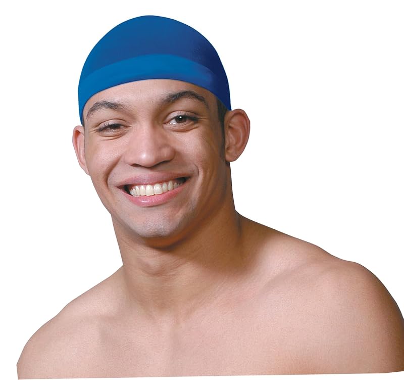Titan Touca Wave Cap Stocking Royal Blue para Cabelo, 2 Unidades