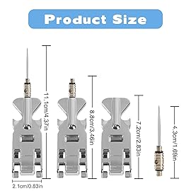 Multi-Purpose Titanium Toothpicks, Portable Metal Toothpicks for Teeth, Reusable Stainless Steel Toothpick for Restaurant Travel Home and Outdoors. (Silver)