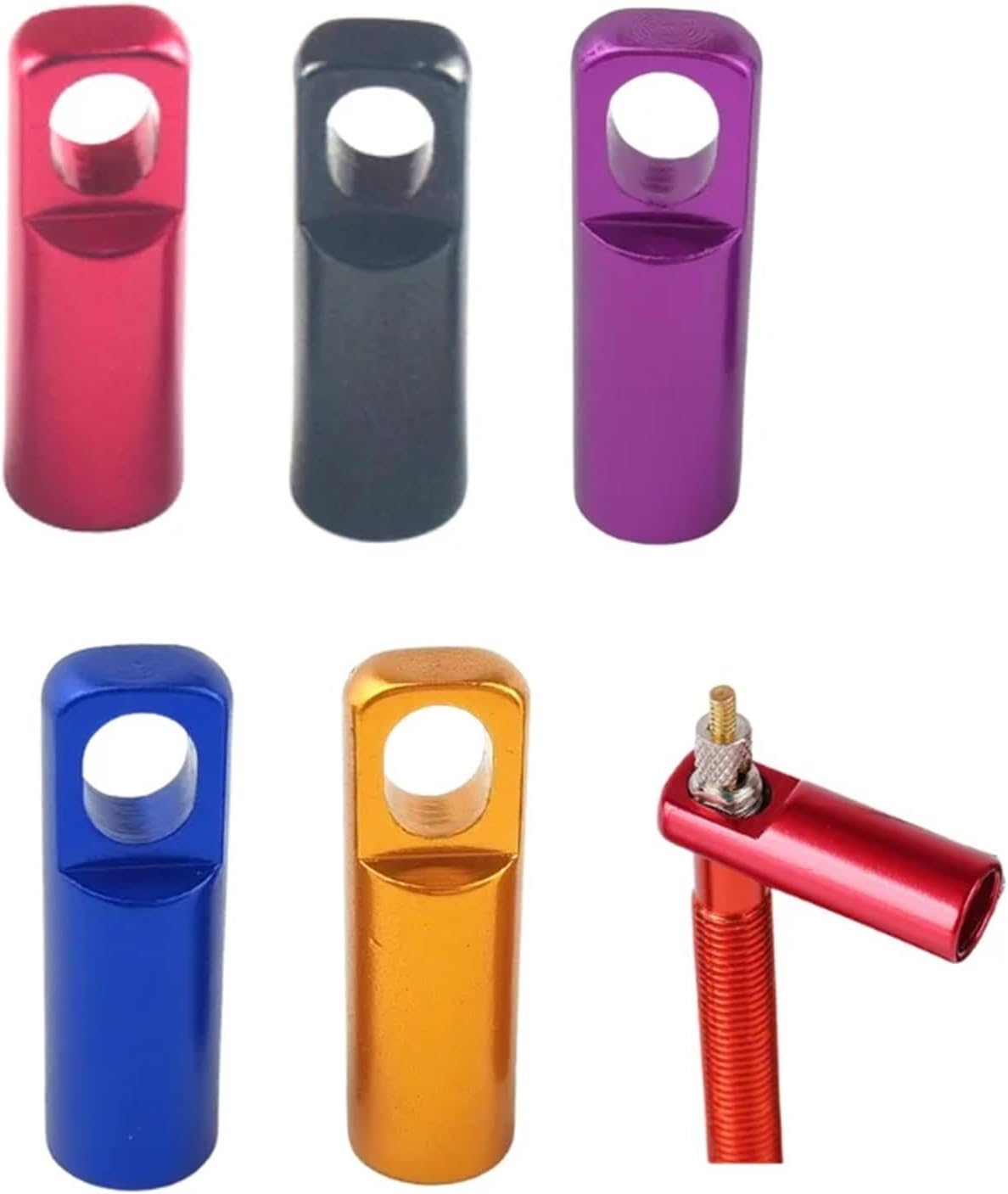 4/8PCS Aluminum Alloy Presta Valve Caps - Tire Wheel Dust Covers & Protectors for Bicycles, Dustproof Bike Accessories(8pcs Gold)