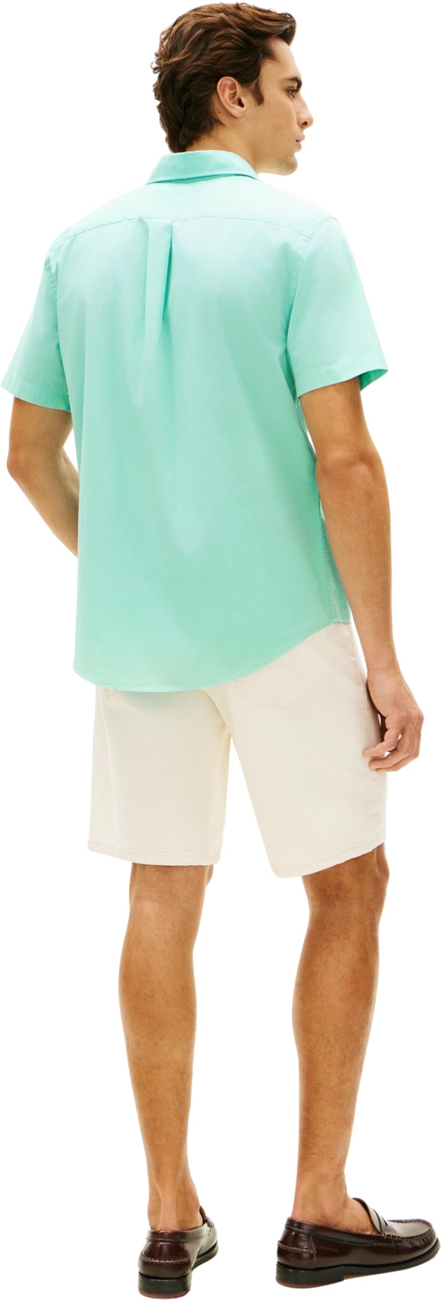 Tommy Hilfiger Herren Flex Poplin Solid S/S Shirt Mw0mw42630 S/S Shirt (1er Pack)