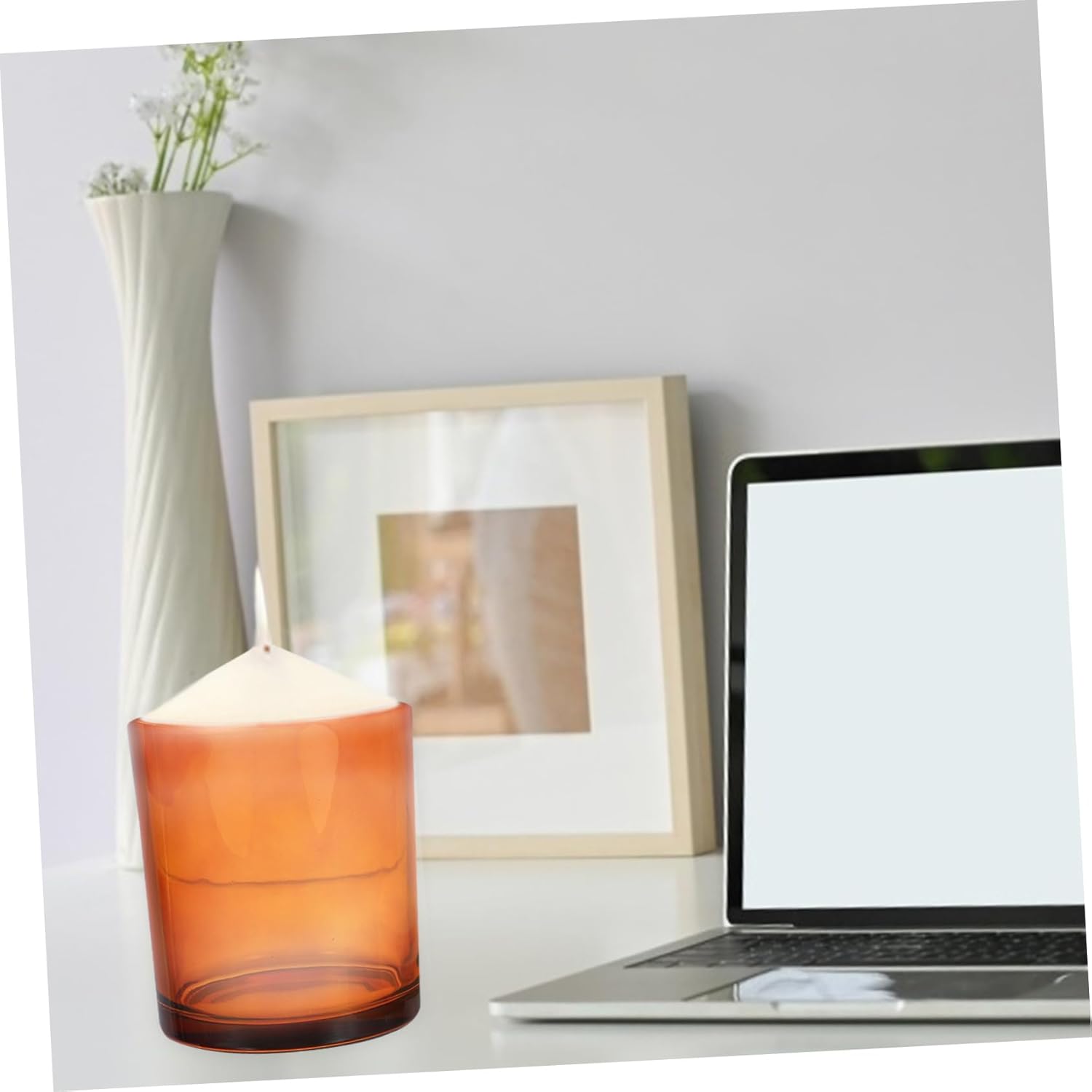 STOBOK 4sets Aromatherapy Candle Jar Bulk Tin Lids for DIY Candles Event Decorations