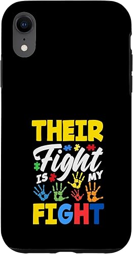 Their Fight is My Fight Autism Awareness Case for iPhone XR