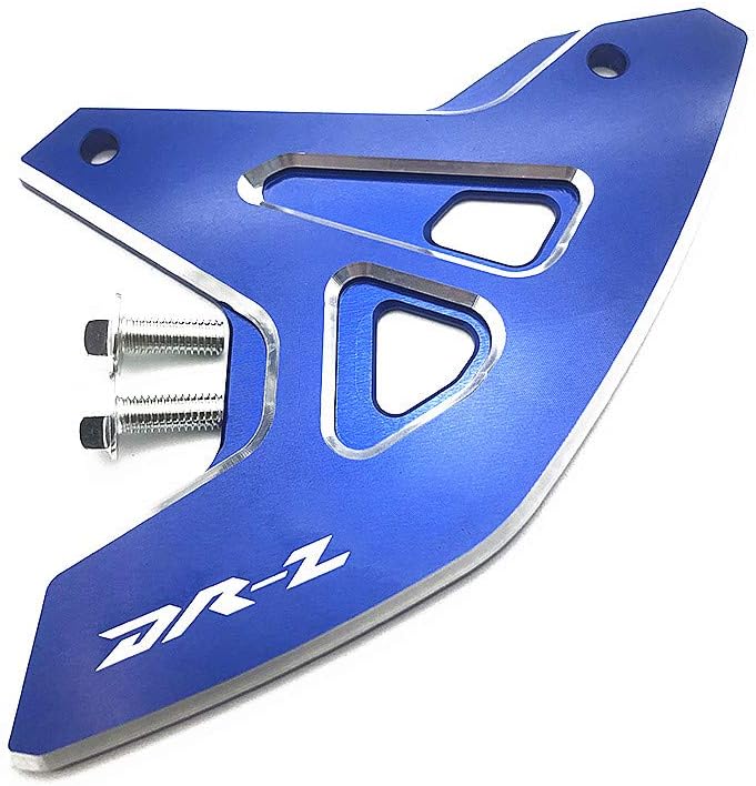for Suzuki DRZ DR-Z 400SM 2000-2024 CNC Rear Brake Disc Guard Protector Cover DRZ400SM (Blue)