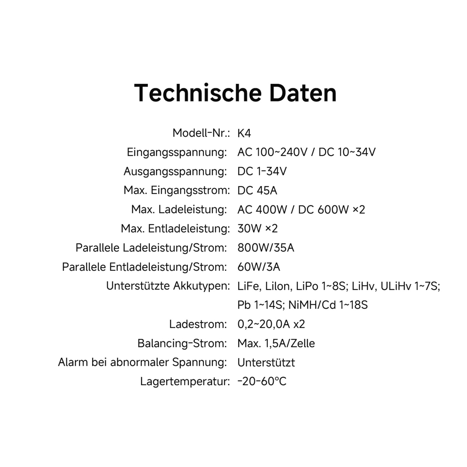 ISDT K4 Lipo Balance Ladegerät,Dual Port 1~8S 400~600W x 2 AC/DC Intelligentes Smart Batterie Multi-Ladegerät mit Entlader für Boot/-Flugzeug/Drohne/Airsoft/Modellbau