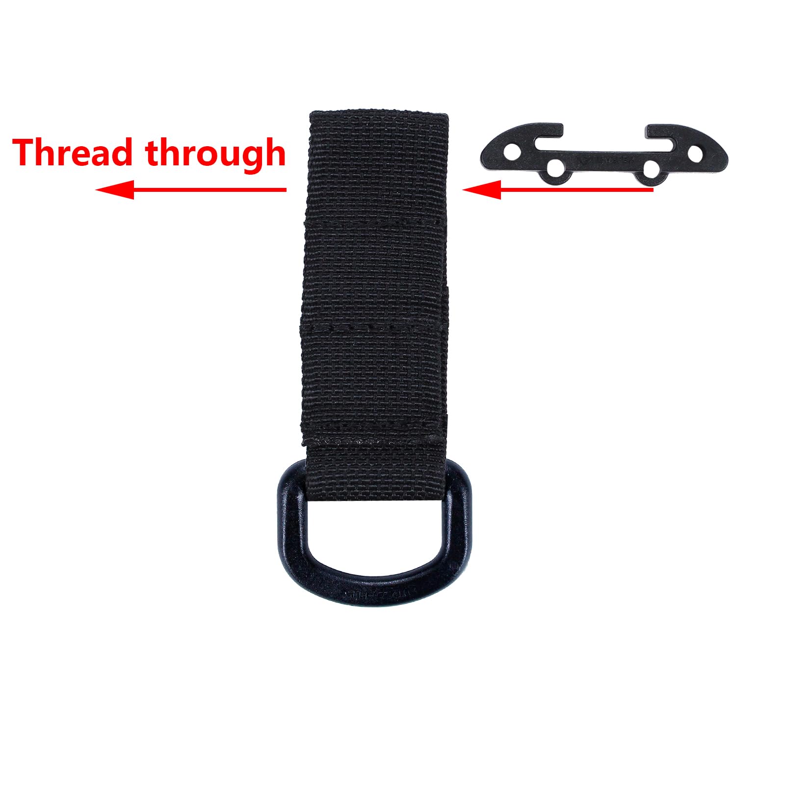 Kit Of 25 Molle Accessories Molle Attachments Clips And Straps With Pouch For 1" Webbing Tactical Backpack Vest Belt-340029