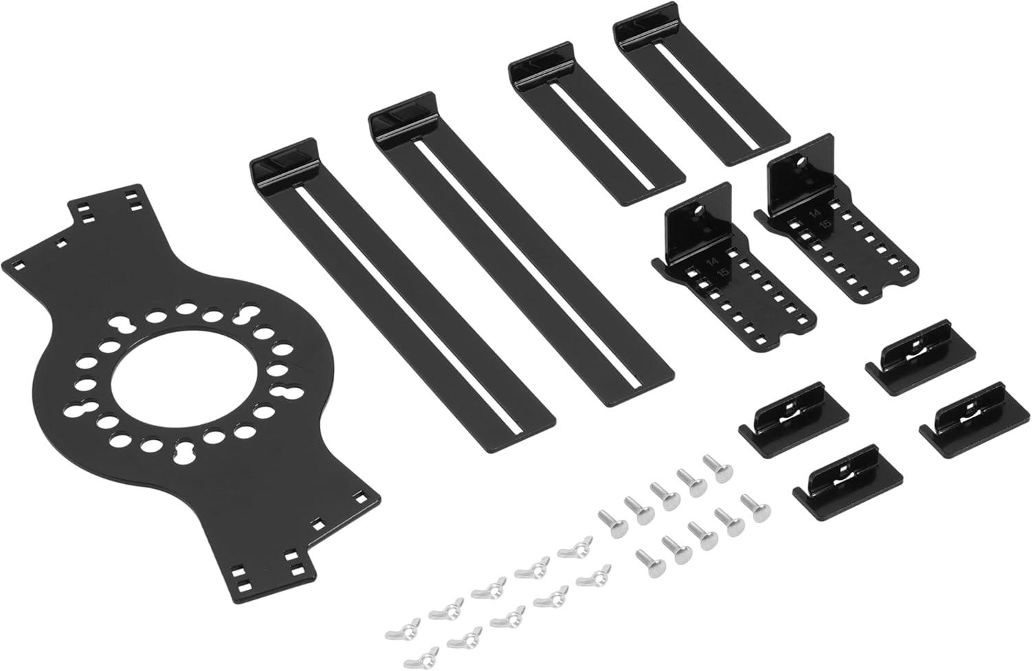 Wheel Fitment Tool Simulator Fit 14 to 22 in Wheel Diameters and 7 to 17 in Wheel Widths, 5-Lug Wheel Bolt Pattern Size Measuring Mockup Tool