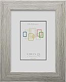 CHELY INTERMARKET | Marco de Fotos 24x30cm (Gris Marrón 2018) MOD-274 | Estilo galería | Marco de Madera para Decoración de Casa | Fotografías de Boda | moldura con Relieve.