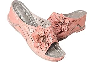 Sursell Vintage Flower Orthotic Sandals: The Epitome of Comfort and Style