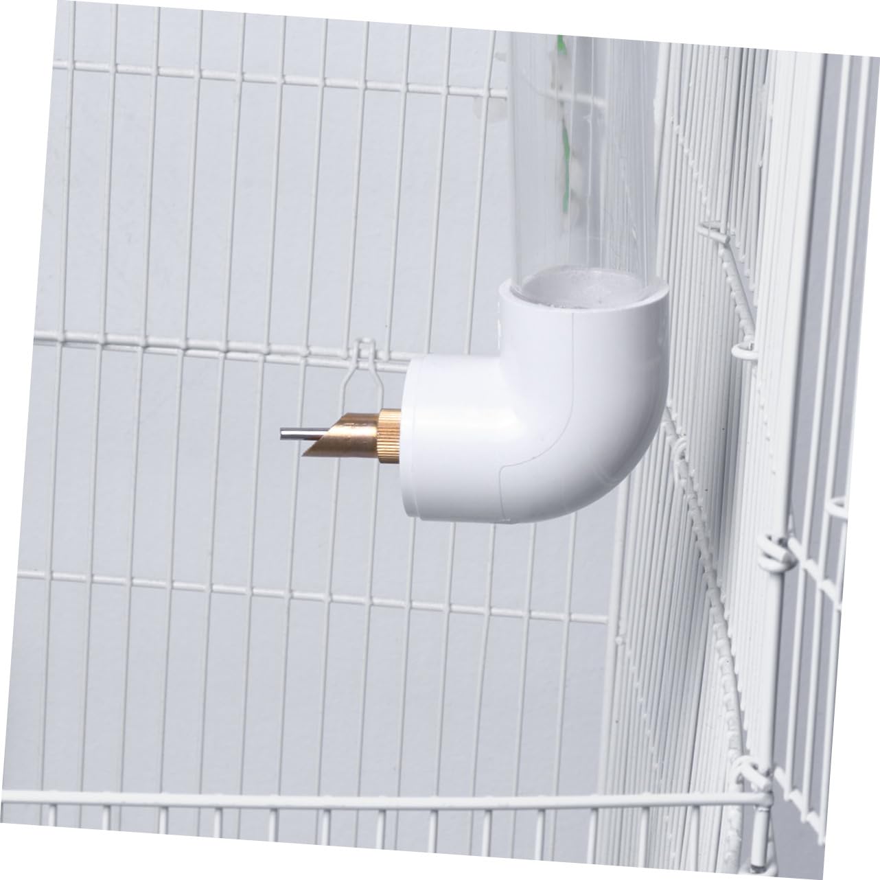 VANZACK Ciotola per Acqua per Pappagalli Distributore Automatico d Acqua per Animali Domestici da Appendere al Muro per Pappagalli di Media e Grande Realizzato in Plastica Resistente Facil