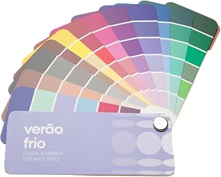 Multilingual Cool Summer Palette Color Fan by Studio Immagine, Personalized Color Guide for Cost Saving, Smart Shopping, Outfit & Wardrobe Planning; Verano Frio/Verao Frio