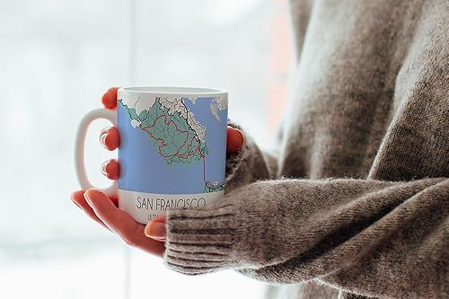 Miniatura 462 de TJ Originals Marine Corps Trail - Taza de café de cerámica de 11 onzas, regalos motivacionales para hombres, recuerdo de camino de maratón, regalo