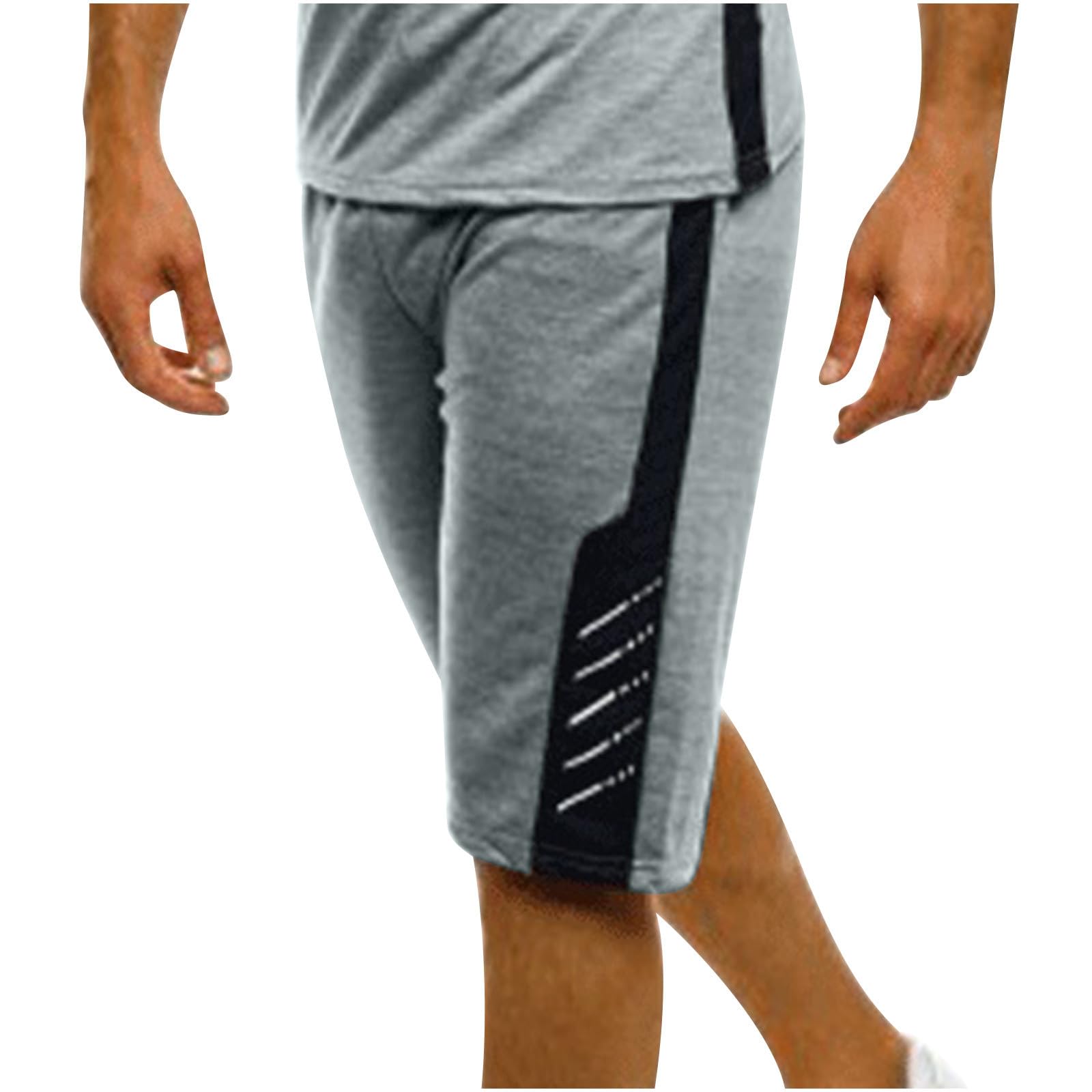 Mens Athletic Running Shorts Elastic Waist Workout Shorts Lightweight Casual Hiking Sports Gym Basketball Short