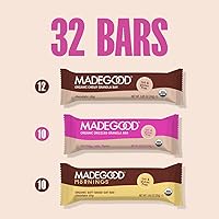 Vista 7 de MadeGood Chocolate Lovers Variety Pack, Granola Bars, Morning Bars & Drizzled Birthday Cake Bars
