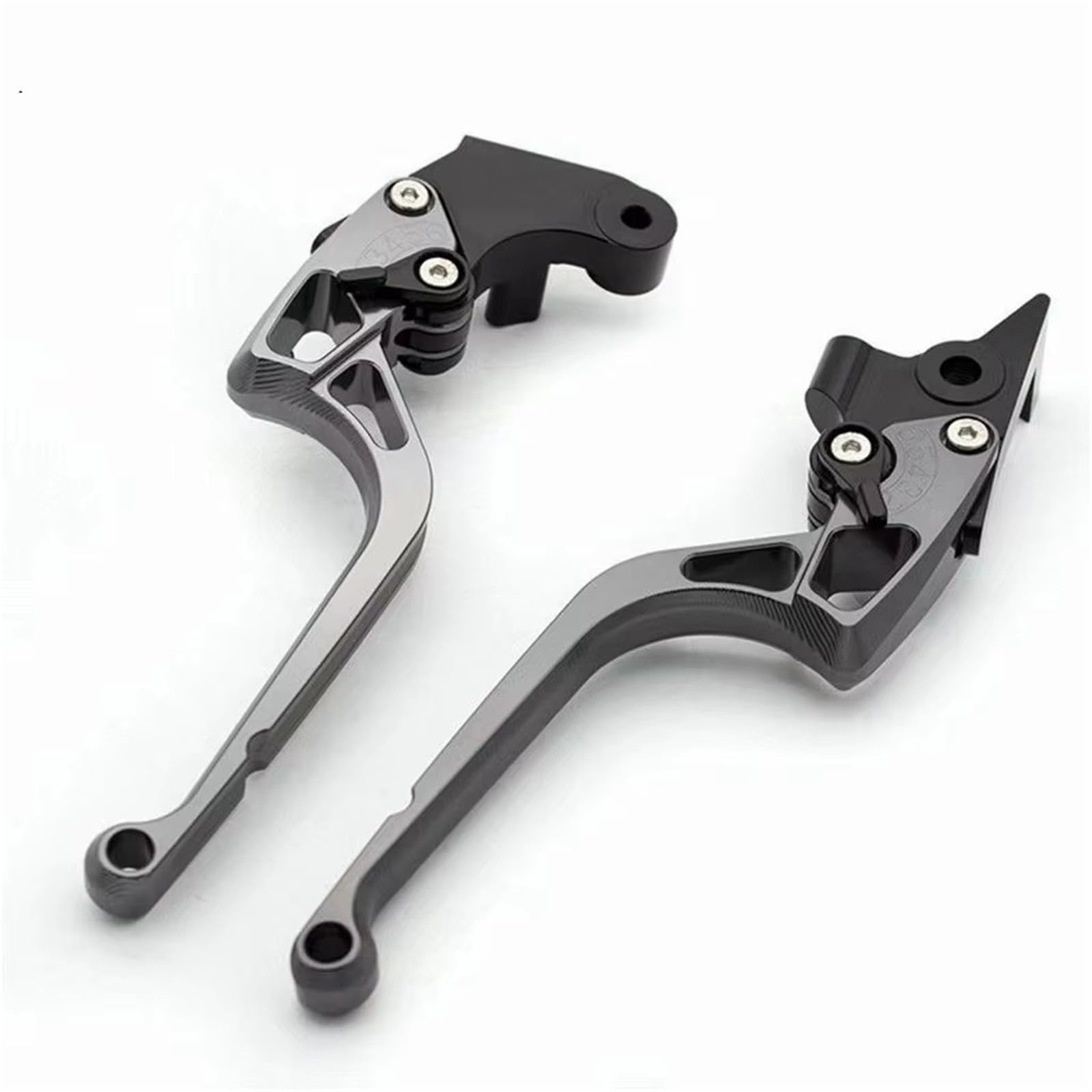 KOEHXJ Brake Clutch Levers CNC Motorcycle Brake Clutch Levers for Royal for Enfield for Himalayan 450 Adjustable Aluminum Lever(Gray 170mm)